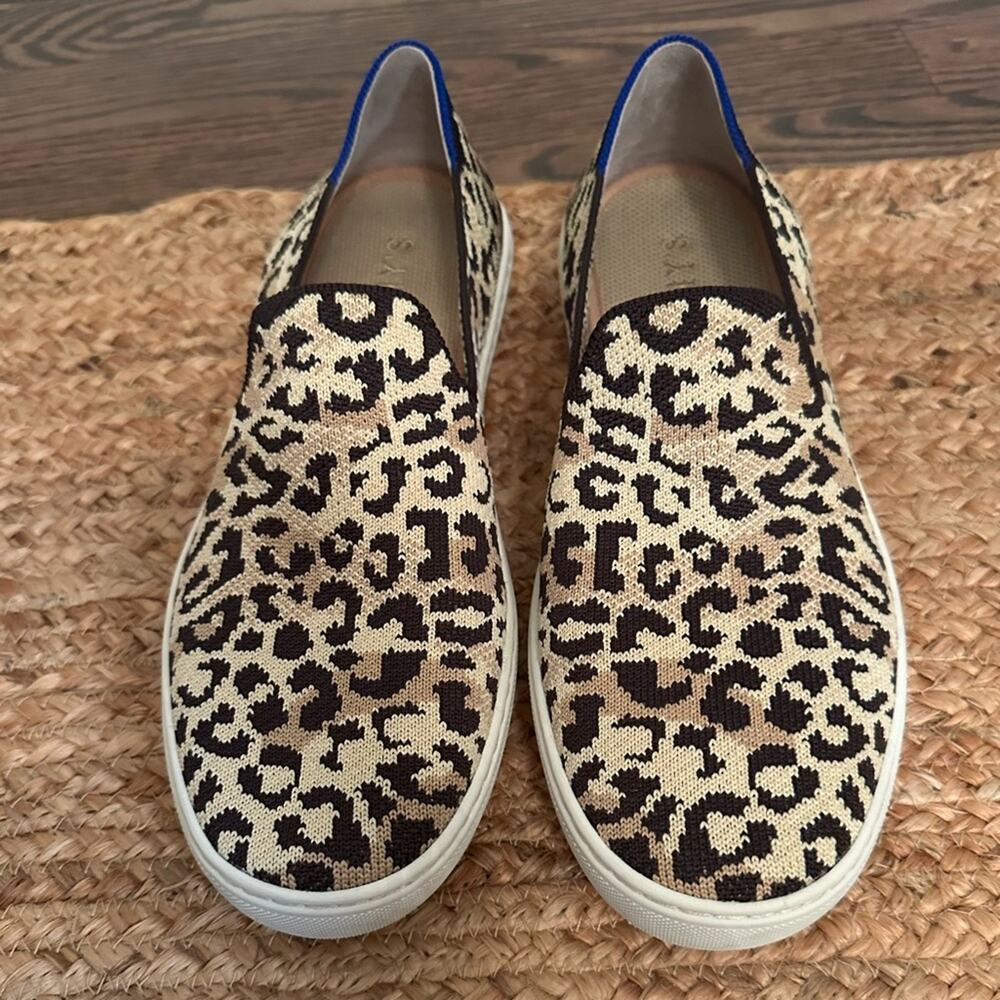 Rothy’s The Slip On Sneaker Camo Cat Women’s Size 8.5 - Picture 2 of 13